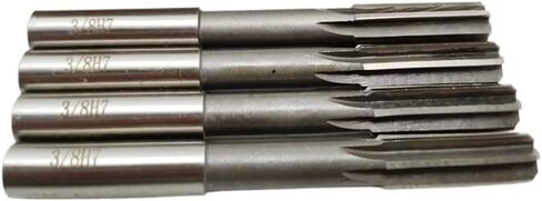 American Made Machine Reamer H7 HSS Straight Shank Reamer 1/8 3/16 1/4 5/16 3/8 1/2 5/8 3/4 ، أداة قطع ماكينج (4PC1I8-3I16-1I4-5I16) in Saudi Arabia