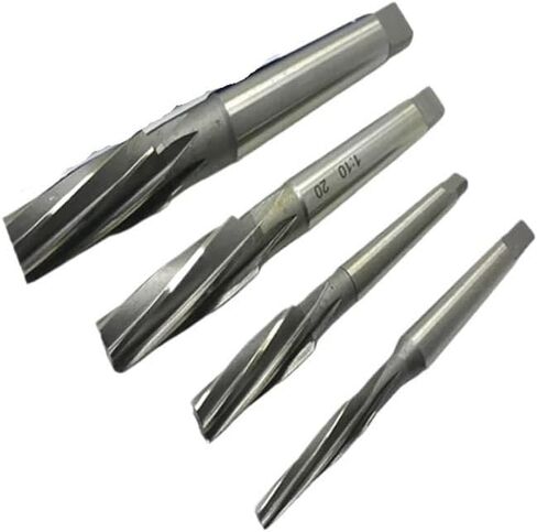 1: 10 Spiral Groove Taper Machine Reamer HSS Taper Shank Reamer 8-46mm, Used Fit for Cutting and Grinding Holes in Machine Tools(Model 16) in Saudi Arabia