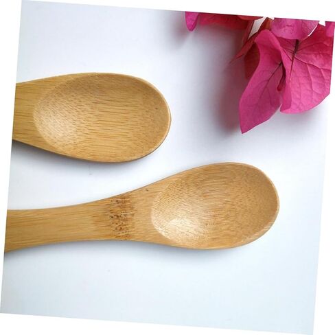 5pcs Bamboo Spork Combo Eco-friendly Boys and Girls Utensils Spoons Forks Recyclable for Cooking for Boys and Girls Lunch Box Accessories in Kuwait