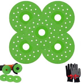 Rock Slab Grinding Disc, 1.2'' Diamond Ultra Width Rock Slab Flat Grinding Cutting Piece, 4Inch 1mm Thin Glass Cutting Disc, 45° Diamond Chamfered Saw Blades for Cutting and Grinding Tile (3) in Saudi Arabia