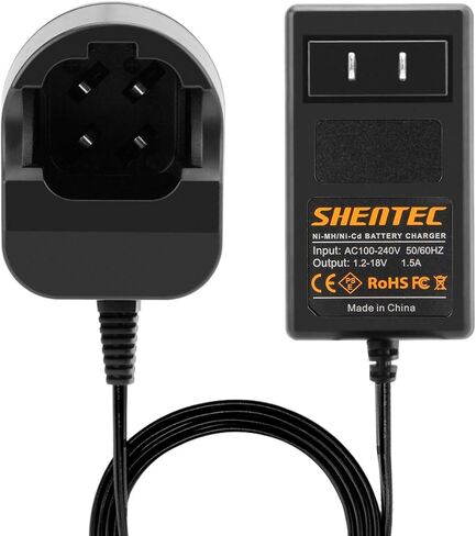 Shentec 4.8V/7.2V Ni-MH and Ni-Cd Charger Compatible with Dremel 755-01 757-01 5000755-01 7700-01 7700-02 7300 Pod Style Battery (Not for 757 Battery) in Saudi Arabia
