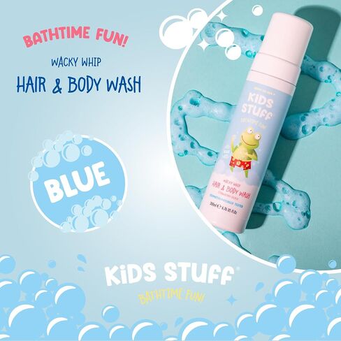 Pink Wacky Whip Foaming Hair & Body Wash with Strawberry Swirl Fragrance - Dermatologically Tested Kids Hair & Body Wash - Gently Cleanses Hair & Skin - Vegan - Cruelty Free (6.76 fl oz) in Saudi Arabia