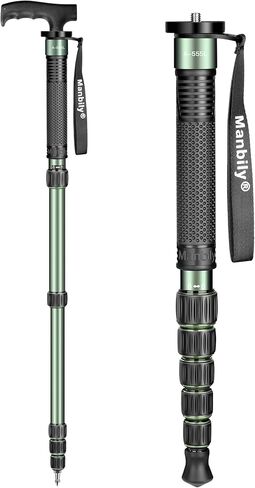 monopod monopod monopod monopod monopod monopod monopod monopod مع حقيبة تحمل مقبض عصا المشي ، لكاميل DSLR Canon Nikon Sony (Olive Green) in Saudi Arabia