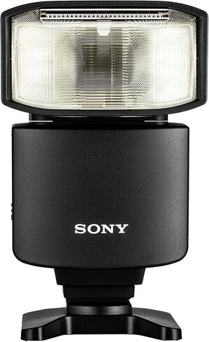 Sony HVL-F46RM Flash Wireless Flash-ضوء السرعة الخارجية مع TTL ، مزامنة عالية السرعة ، رطوبة/مقاومة للغبار ، ترتد ودوار | فلاش قوس | بطاريات 4x AA مع شاحن | طقم التنظيف in Saudi Arabia