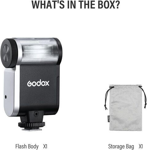 Godox IA32 Mini Flash Camera Iflash IA 32 ، Speedlite GN15 مع 8 مستويات طاقة 1/128-1/1 مضغوط وميضات حذاء محمولة ودورة يدوي لفوجي ، من أجل Nikon ، من أجل Sony (Godox IA32 Flash) in Saudi Arabia