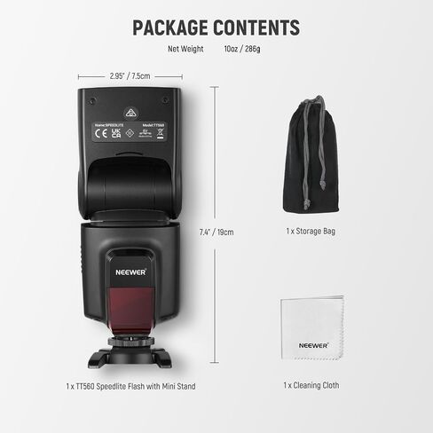 Neewer TT560 Flash Speedlite متوافق مع Canon Sony Nikon Panasonic Olympus Pentax وغيرها in Saudi Arabia