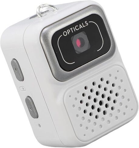 كاميرا Sanpyl Mini Keychain ، الكاميرا الرقمية بحجم 1080 بكسل بحجم 1080 بكسل مع بطاقة تخزين 32 جيجابايت ، وقت استخدام 100 متر ، كاميرا فيديو صغيرة لدراسة السفر (رمادي) in Saudi Arabia