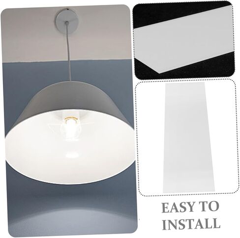 Mikikit Acrylic Lampshade Diffuser لأضواء السقف LED لوحة الظل ضوء شبه شفافة مع إضاءة ناعمة موحدة سهلة التآكل مواد مقاومة in Saudi Arabia
