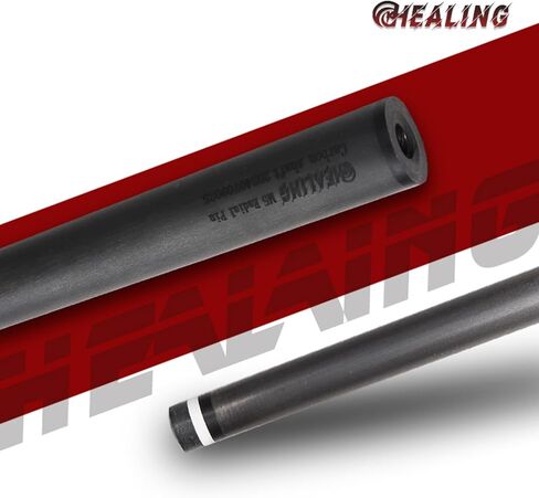 Okhealing 100 ٪ ألياف الكربون عمود تقنية سوداء من تجمع الجهة الأمامية للبليارد لعب/كسر/سنوكر رمح مع رغوة- 737 مم ، 745 مم ، 765 مم (دبوس شعاعي ، 12.5 * 21.3 * 736.6) in Saudi Arabia