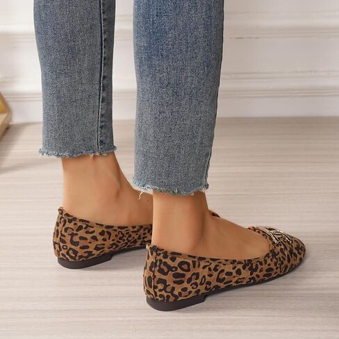 Women's Round Toe Flats Comfortable Ballerina Shoes Slip on Work Flats for Women Office Comfor in Saudi Arabia