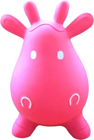 AppleRound Inflatable Ride-on Bouncy Animal Hopper – Horse, Cow or Unicorn – Kids Space Hopper Bouncer with Hand Pump – Jumping Toy for Indoor/Outdoor Play in Kuwait