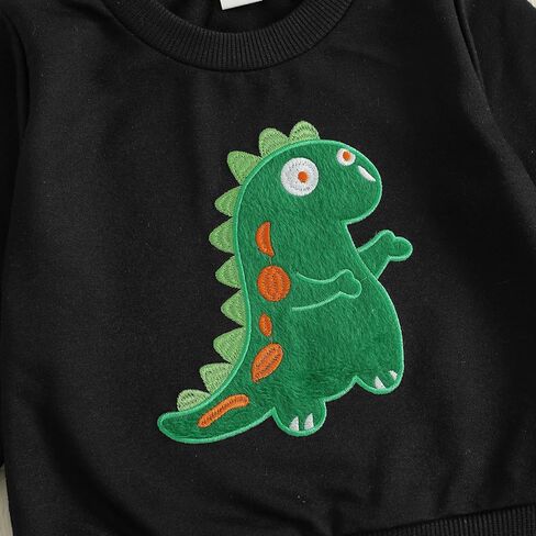 Nyapruwe Toddler Baby Boys Fall Winter Outfits Funny Print Top Pants Set | God Says I Am Long Sleeve Sweatshirt, Dinosaur/Animal/Construction Letter Pullover, Joggers Sweatpants, 12M-5T Warm Clothes in Saudi Arabia