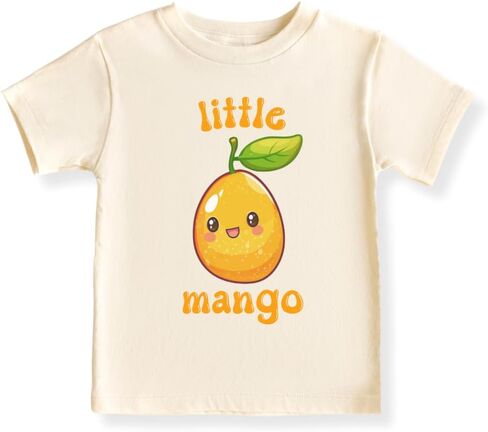 Little Mango Cute Baby Bodysuit, Kids & Toddler T-Shirt – Cute Outfit for Boys Girls Clothes Fruits in Saudi Arabia