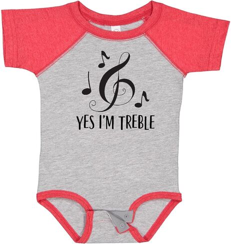 inktastic Funny Music Yes Im Treble Gift Baby Bodysuit in Saudi Arabia