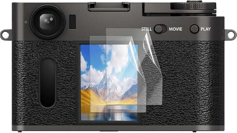واقي شاشة 2 حزمة لفيلم Fujifilm x Half- Soft Pet لكاميرا Fujifilm X نصف رقمية ، مضاد للخلع ، مضاد للأصفر ، HD Clear Film in Saudi Arabia