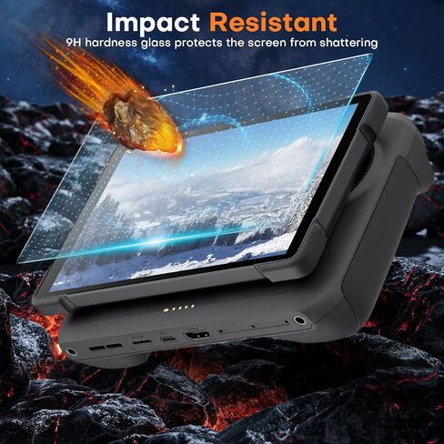 omoton 3 pack screen protector for dji rc pro 2 controller ، واقي شاشة الزجاج المقسّر مع تسهيل التثبيت لملحقات وحدة تحكم عن بعد DJI Mavic 4 Pro ، HD Clear/Sensitive Touch in Kuwait