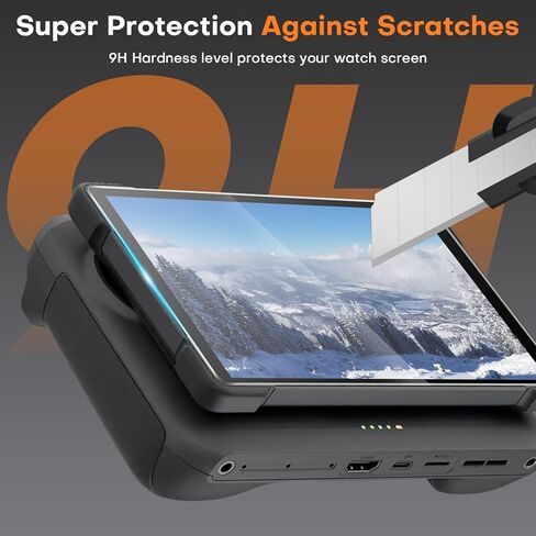 omoton 3 pack screen protector for dji rc pro 2 controller ، واقي شاشة الزجاج المقسّر مع تسهيل التثبيت لملحقات وحدة تحكم عن بعد DJI Mavic 4 Pro ، HD Clear/Sensitive Touch in Kuwait