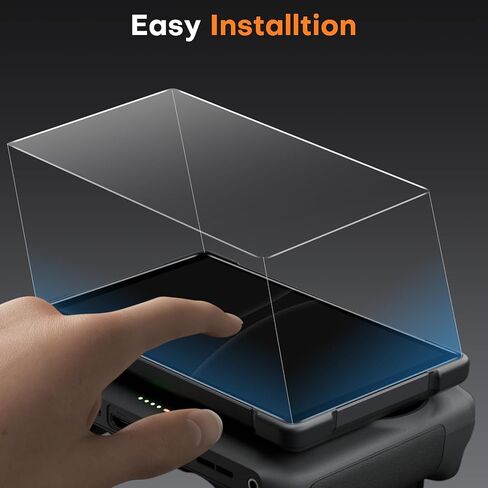 omoton 3 pack screen protector for dji rc pro 2 controller ، واقي شاشة الزجاج المقسّر مع تسهيل التثبيت لملحقات وحدة تحكم عن بعد DJI Mavic 4 Pro ، HD Clear/Sensitive Touch in Kuwait