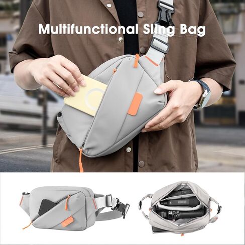 Carrying Bag X5 Travel Magnetic Quick Release Travel Case Chest Bag for DJI Osmo Pocket 3/ Mobile 7P for Insta360 X5 X4 X3 Flow 2 Go Ultra For Go pro Hero 13 12 11 MAX Accessories in Saudi Arabia