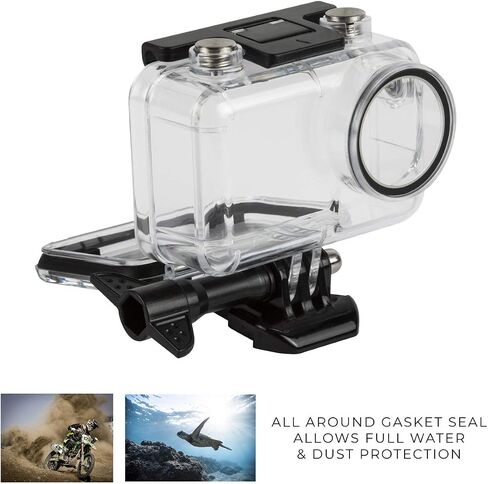 40M / 120FT Waterproof Underwater Case Protective Housing Mount for DJI Osmo Action in Saudi Arabia