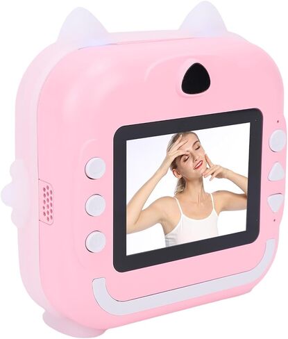 Instant Print Camera, 2 Roll Print Paper, Dual Lens 24MP Digital Camera, 32GB Card, for Kids in Saudi Arabia