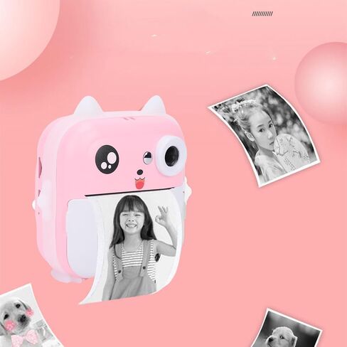 Instant Print Camera, 2 Roll Print Paper, Dual Lens 24MP Digital Camera, 32GB Card, for Kids in Saudi Arabia