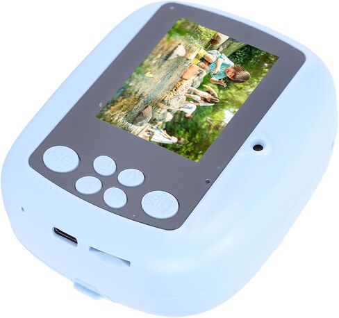 RiToEasysports Instant Print Camera, 32GB Memory Card Lanyard 1100mAh 48MP Digital Instant Print Camera for Outdoor Travel in Saudi Arabia
