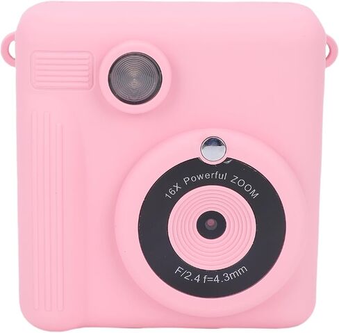 RiToEasysports Instant Print Camera, Portable Digital 1080p HD Double Lens Instant Print Camera for Outdoor Game Travel in Saudi Arabia