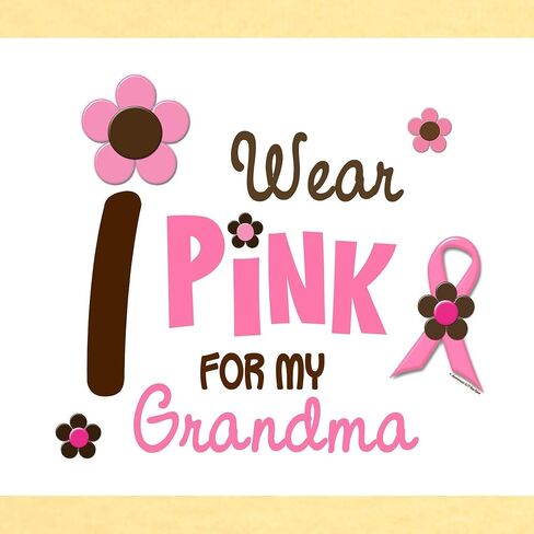 CafePress I Wear Pink for My Grandma 12 Toddler T Shi Cute Toddler Graphic Tee, 100% Cotton in Saudi Arabia