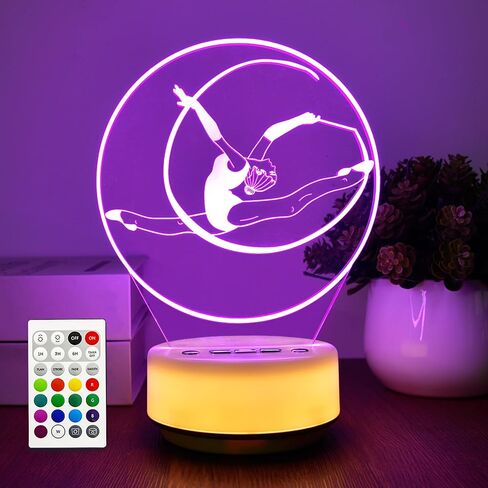 Wrestling Night Light Sport Lights for Wrestler Combat Decor with 14 RGB Colors Remote Control Timer Dimmer, Sport Gifts for Wrestling Fan Boys and Man in Saudi Arabia