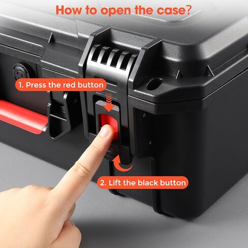 Camera Hard Cases DSLR SLR عدسات مقاومة للماء IP67 من أجل حماية السفر لـ DJI Mavic 4 Pro/Air Dones for GoPro Hero 13 12 11 10 Accessories (فقط الحالة) 16.2x12.8x7inch in Kuwait