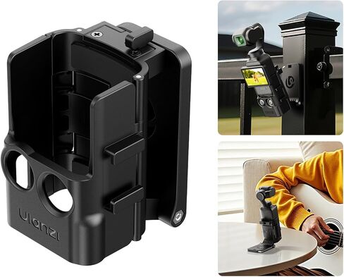 Ulanzi PK15 Magnetic Mount متوافق مع DJI Osmo Pocket 3 يجب أن تكون الملحقات ، Pocket 3 CASE STAND STAND HANDROAN in Kuwait