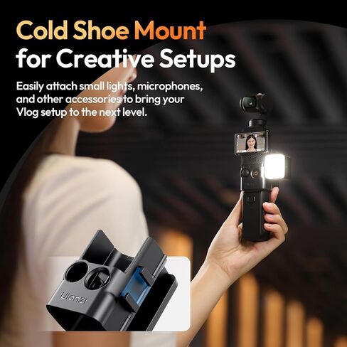 Ulanzi PK15 Magnetic Mount متوافق مع DJI Osmo Pocket 3 يجب أن تكون الملحقات ، Pocket 3 CASE STAND STAND HANDROAN in Kuwait