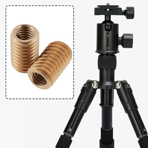 إنشاء فكرة 10pcs m8 ذكر إلى M6 أنثى محول المحول النحاس المخفض 10 مم لكاميرا ترايبود حوامل مصباح ميكانيكي in Saudi Arabia