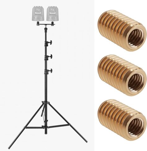 إنشاء فكرة 10pcs m8 ذكر إلى M6 أنثى محول المحول النحاس المخفض 10 مم لكاميرا ترايبود حوامل مصباح ميكانيكي in Saudi Arabia