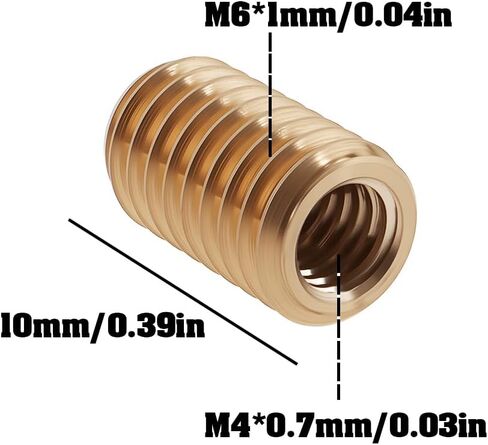 إنشاء فكرة 10pcs m8 ذكر إلى M6 أنثى محول المحول النحاس المخفض 10 مم لكاميرا ترايبود حوامل مصباح ميكانيكي in Saudi Arabia