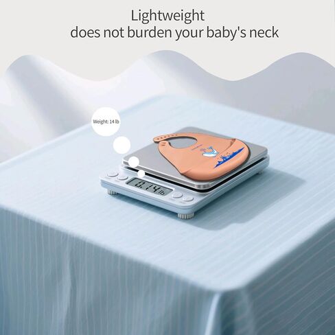 Silicone Baby Bibs – Adjustable, Soft, Waterproof & Durable, with Large Food-Catching Pocket, Feeding-Friendly in Saudi Arabia