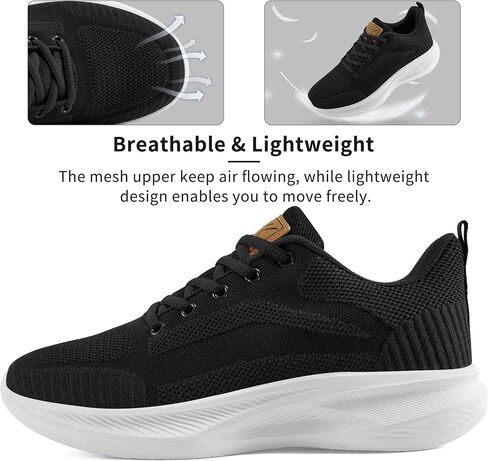 أحذية المشي أحذية رياضية: أحذية تنس مريحة للرياضة الرياضية - أحذية رياضية غير قابلة للانزلاق للجري in Kuwait