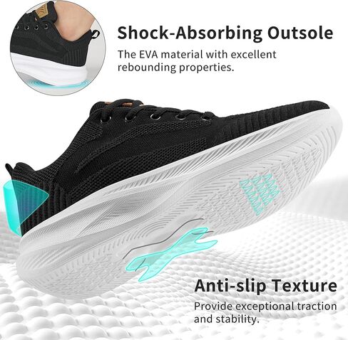 أحذية المشي أحذية رياضية: أحذية تنس مريحة للرياضة الرياضية - أحذية رياضية غير قابلة للانزلاق للجري in Kuwait