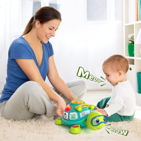 ألعاب الطفل من 6 إلى 12 شهرًا ، ألعاب زحف الأطفال السلحفاة الموسيقية 7 8 9 in Kuwait