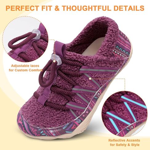 RELXFEET WIND WIDE WIDTH SLIPPERS FORRY FURRY BAREFOOT HOUS in Kuwait