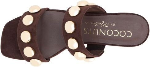 جوز الهند بواسطة Matisse Womens Venus Block Sandals عرضية - أسود in Saudi Arabia