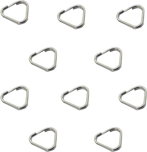 10 PCS الفولاذ المقاوم للصدأ من الفولاذ المقاوم للصدأ حلقة-خطاف حزام الكاميرا الثقيلة ، خاتم العروة الحزام للحبل ، سلسلة مفاتيح ، وملحقات حزام الكتف in Saudi Arabia