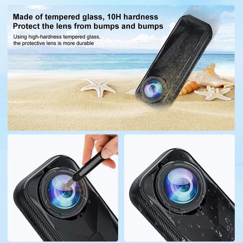 حارس العدسة لـ Insta360 x5 ، واقي العدسات الدوارة 9H الزجاجي المقسى مضاد للطبقة AR غطاء العدسة المقاومة للخدش لملحقات كاميرا Acta360 X5 in Kuwait