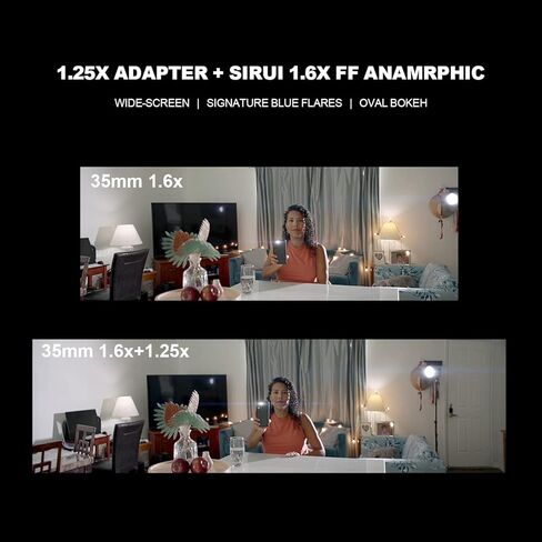 SIRUI T2.9 1.6X Full-Frame L-Mount Anamorphic Lens Set with 1.25x Anamorphic Adapter (35mm,100mm) in Saudi Arabia