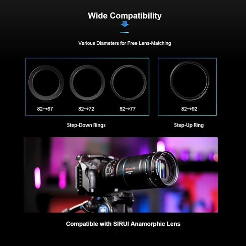 SIRUI T2.9 1.6X Full-Frame L-Mount Anamorphic Lens Set with 1.25x Anamorphic Adapter (35mm,100mm) in Saudi Arabia