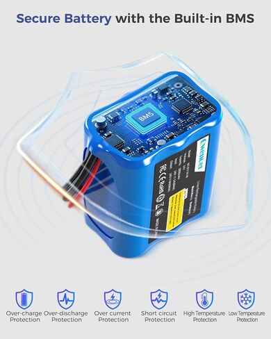 24V 2.6AH بطارية الليثيوم ، بطارية LI-ION القابلة لإعادة الشحن 24V مع شاحن ، سلك العاري ، موصل الكابلات للأطفال ركوب السيارات ، مشروع DIY ، سيارة RC ، روبوت ، ألواح شمسية ، شريط ضوء LED ، كاميرا CCTV in Kuwait