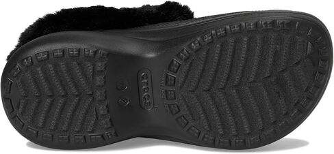 Crocs Women's Bae Lined Clogs, Fuzzy Platform Slippers in Saudi Arabia