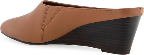 Aerosoles Women's Camia Mule, Tan Leather with Stack Heel, 8M in Saudi Arabia
