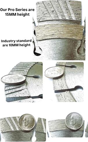9" Premium Turbo-Segmented 15mm Diamond Saw Blade fits Stihl TSA 230 Battery Powered Cut-Off Saw Power Cutter in Saudi Arabia